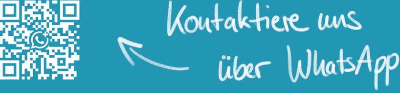 Kontaktiere uns über WhatsApp